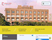 Tablet Screenshot of cityinn.co.in