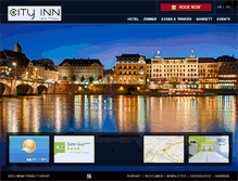 Tablet Screenshot of cityinn.ch